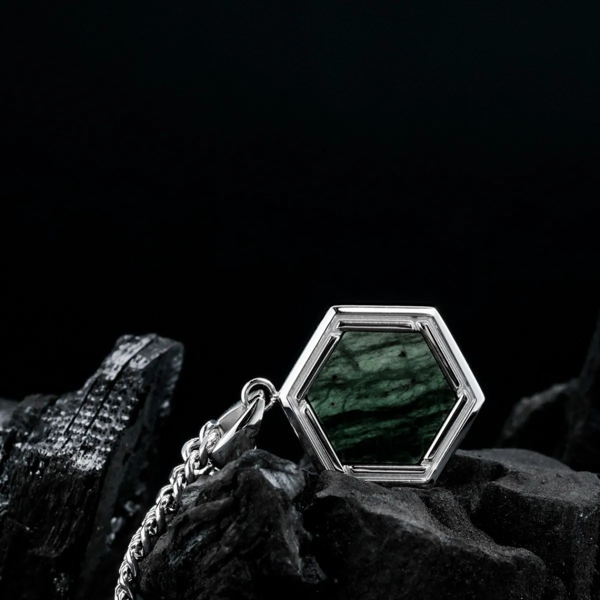 Holzkern Halsketten|Schmuck^Axis Halskette