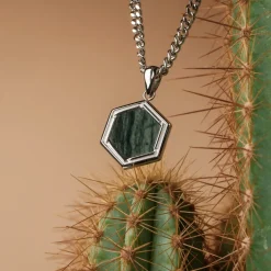Holzkern Halsketten|Schmuck^Axis Halskette