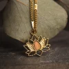 Holzkern Halsketten|Schmuck^Balance Halskette