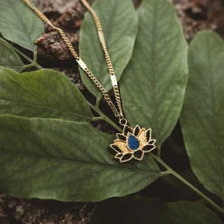 Holzkern Halsketten|Schmuck^Balance Halskette