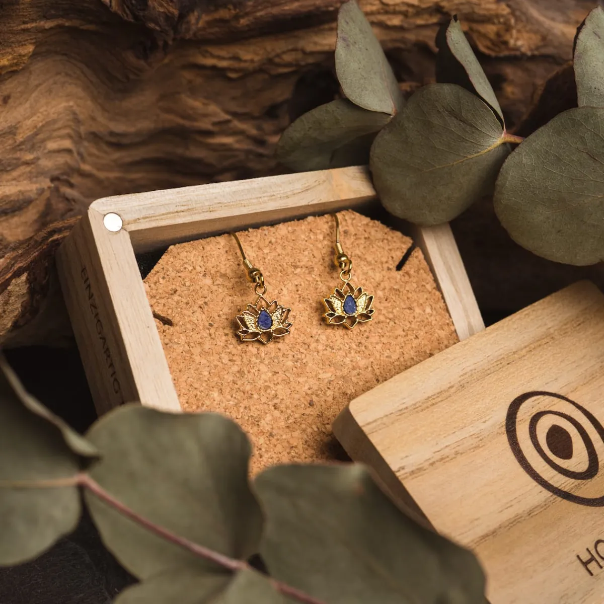 Holzkern Ohrringe|Schmuck^Balance Ohrringe