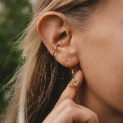 Holzkern Ohrringe|Schmuck^Balance Ohrringe
