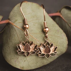 Holzkern Ohrringe|Schmuck^Balance Ohrringe