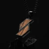 Holzkern Halsketten|Schmuck^Bariton Halskette