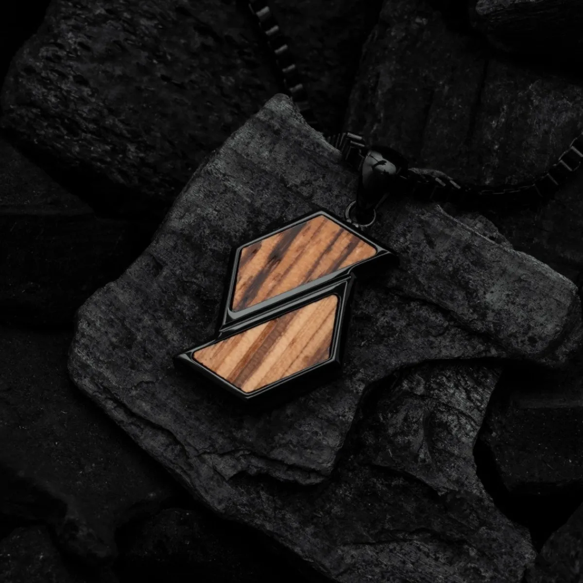 Holzkern Halsketten|Schmuck^Bariton Halskette