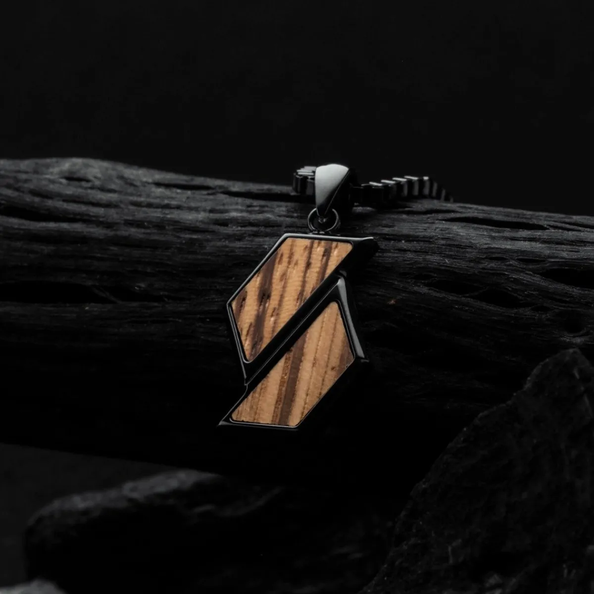 Holzkern Halsketten|Schmuck^Bariton Halskette