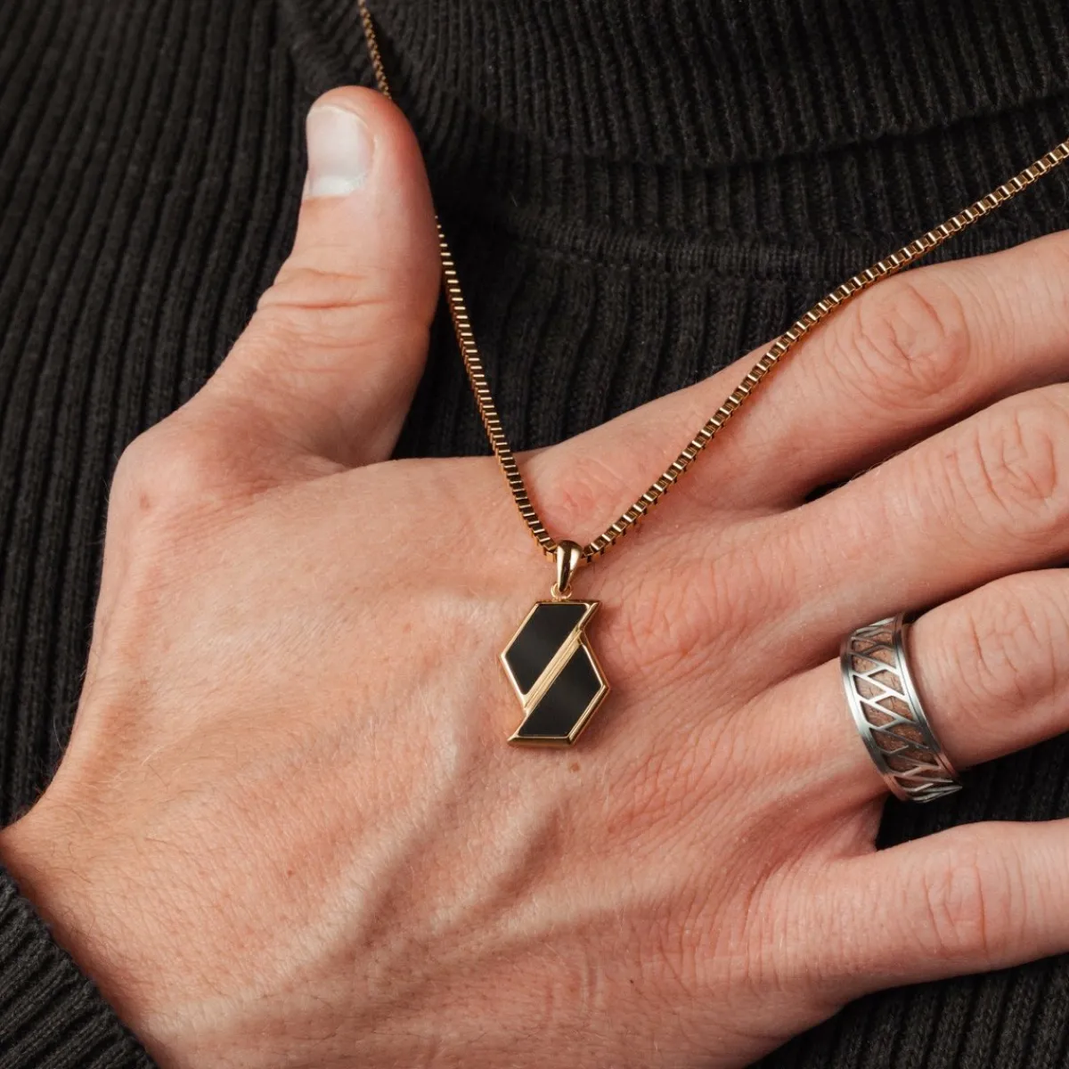Holzkern Halsketten|Schmuck^Bariton Halskette