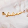 Holzkern Charms|Schmuck^Believe-Charm