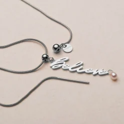 Holzkern Charms|Schmuck^Believe-Charm