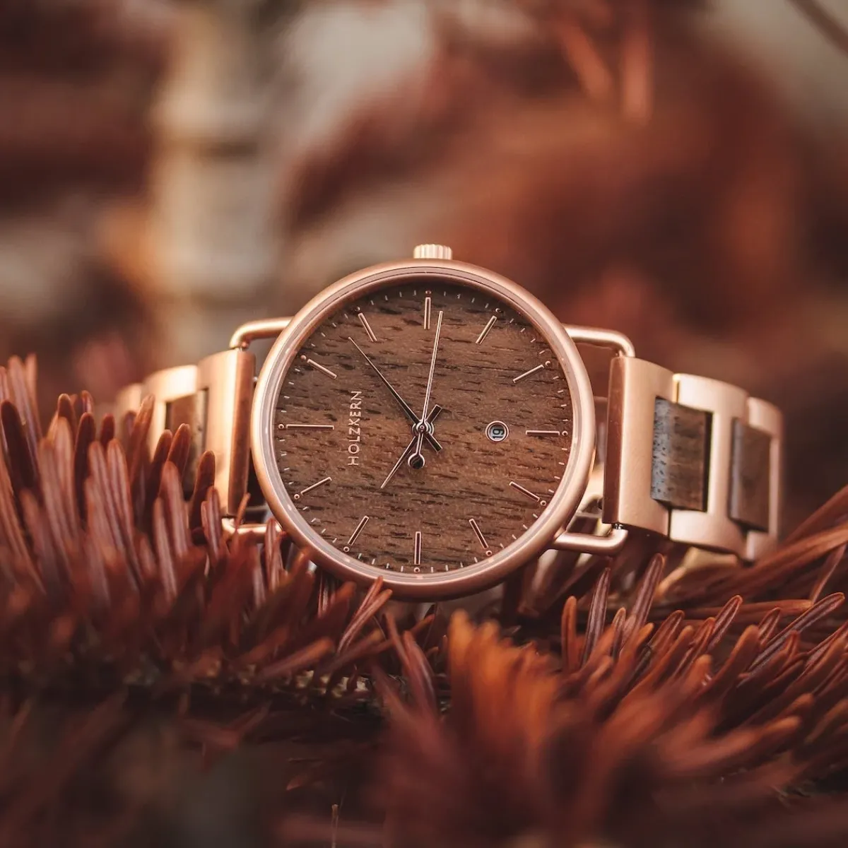 Holzkern Uhren^Belvue