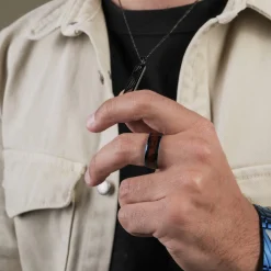 Holzkern Ringe|Schmuck^Binary Ring