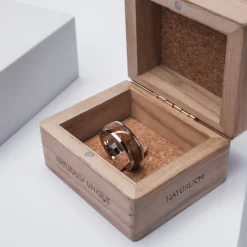 Holzkern Ringe|Schmuck^Binary Ring