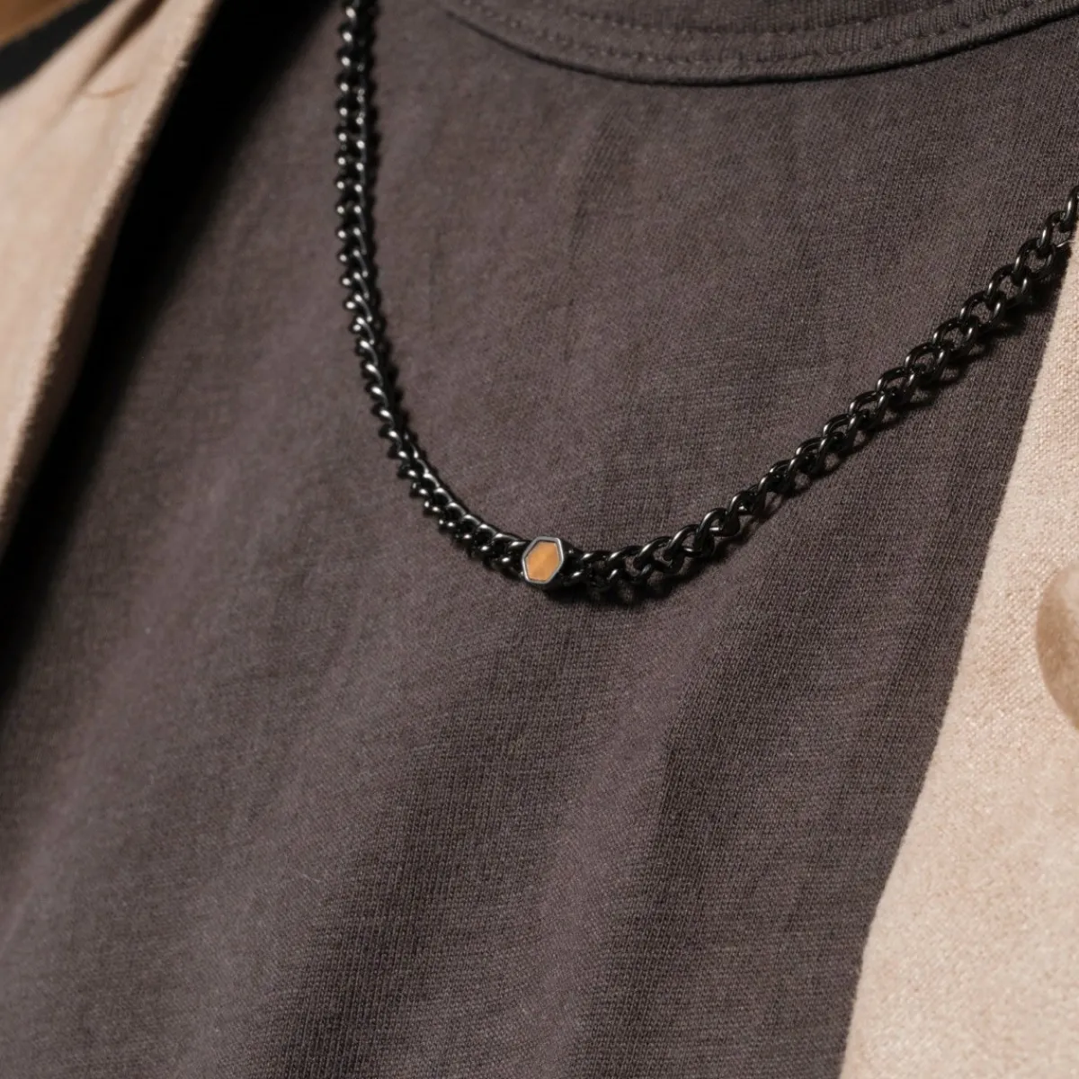 Holzkern Halsketten|Schmuck^Bodyguards Halskette