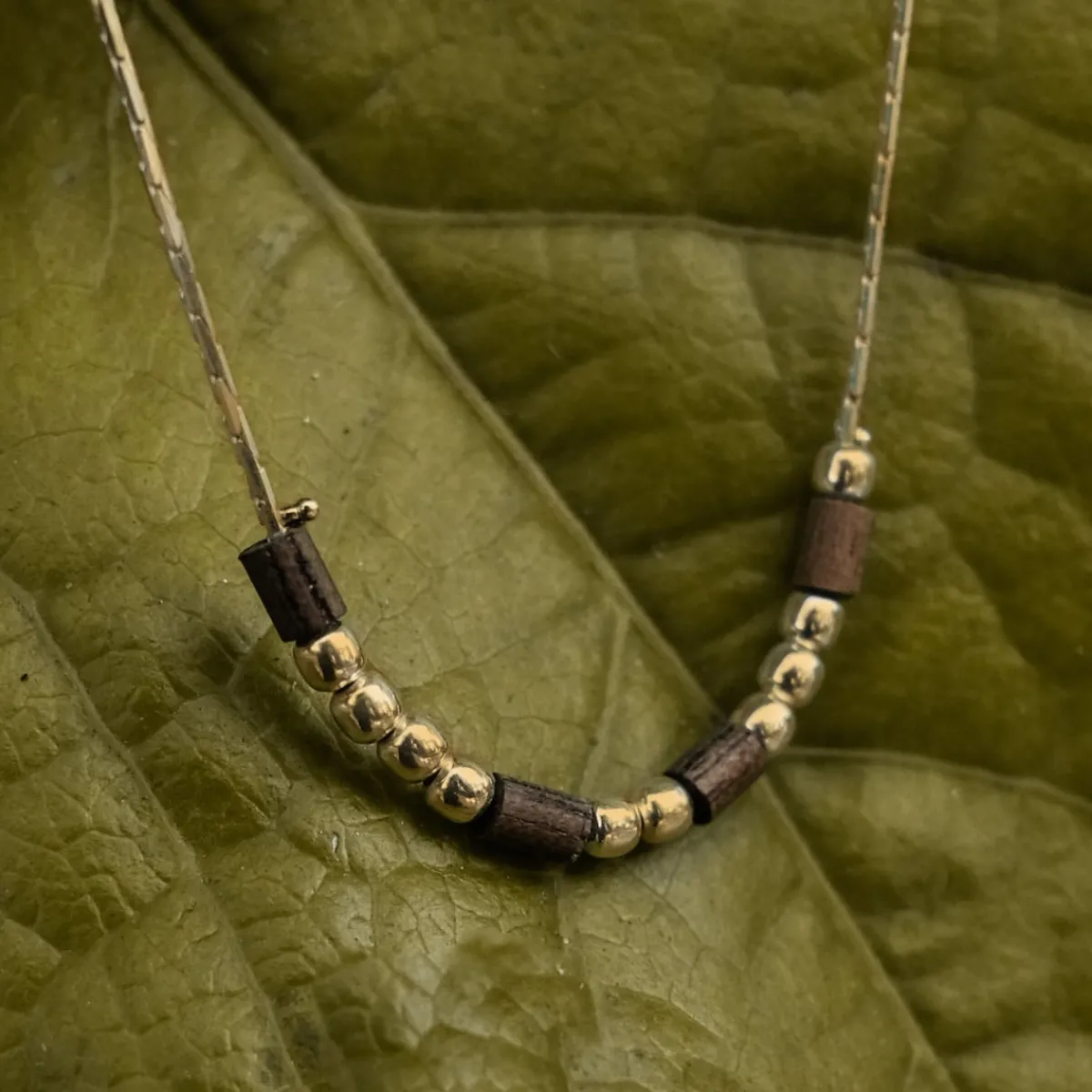 Holzkern Halsketten|Schmuck^BRAVERYCALL HALSKETTE