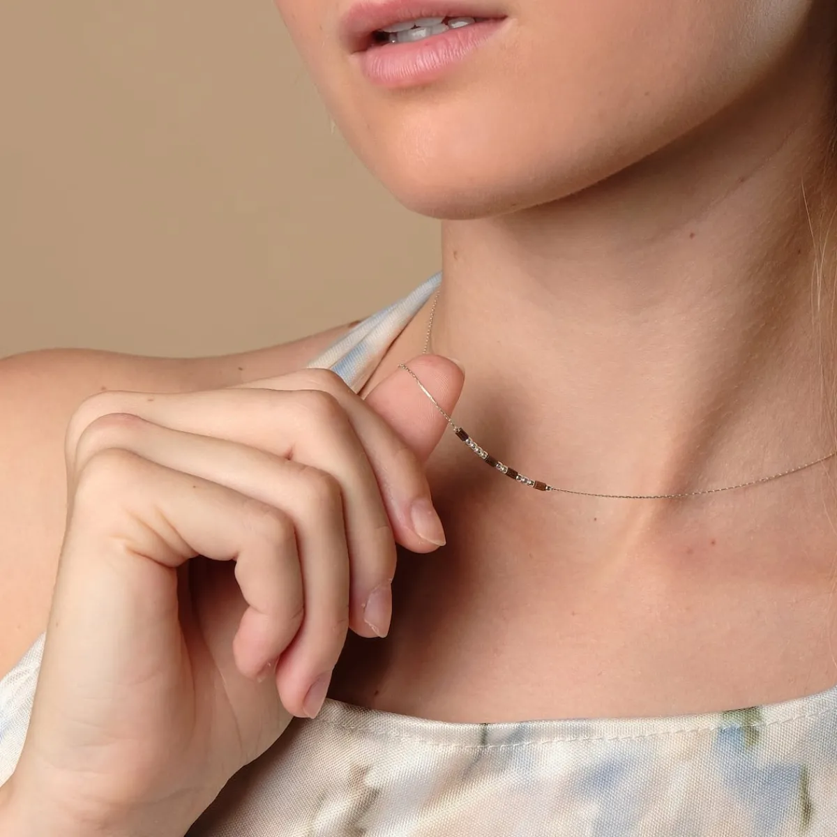Holzkern Halsketten|Schmuck^Braverycall Halskette