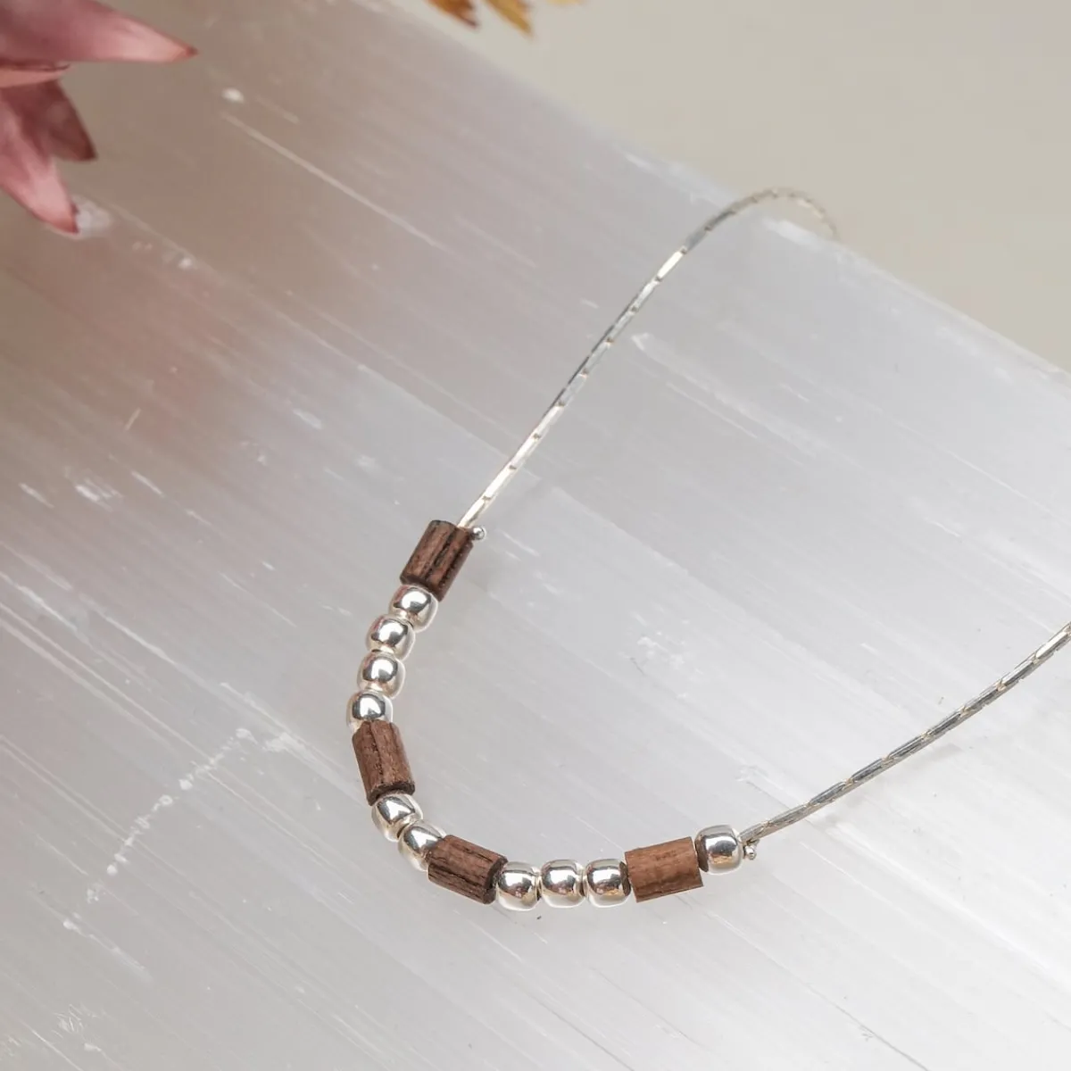 Holzkern Halsketten|Schmuck^Braverycall Halskette
