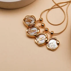 Holzkern Charms|Schmuck^Buchstaben-Charm A-Z