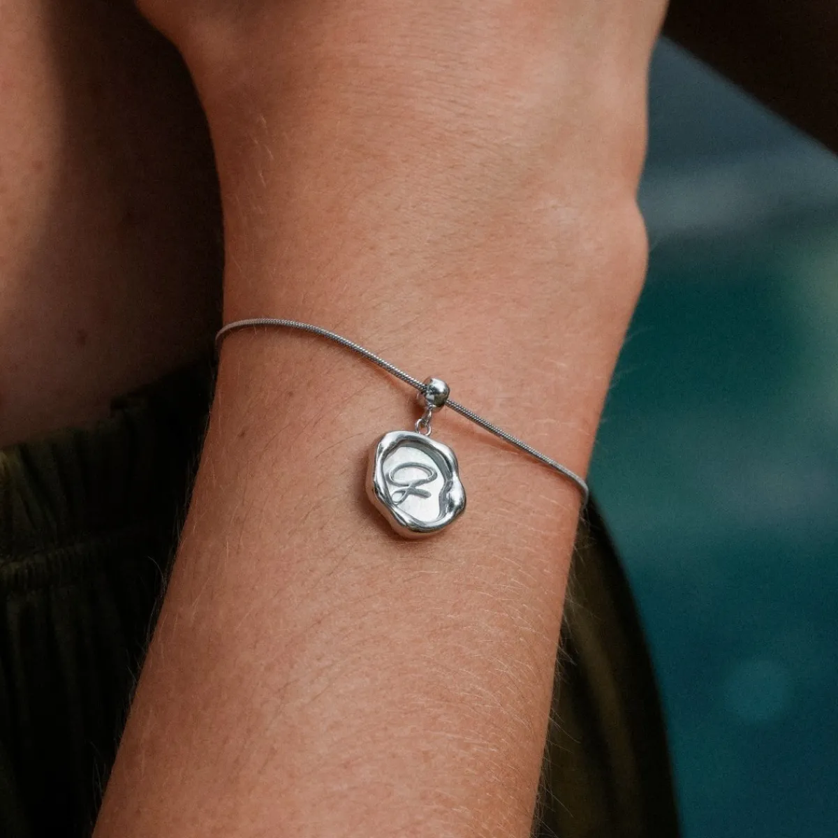 Holzkern Charms|Schmuck^Buchstaben-Charm A-Z