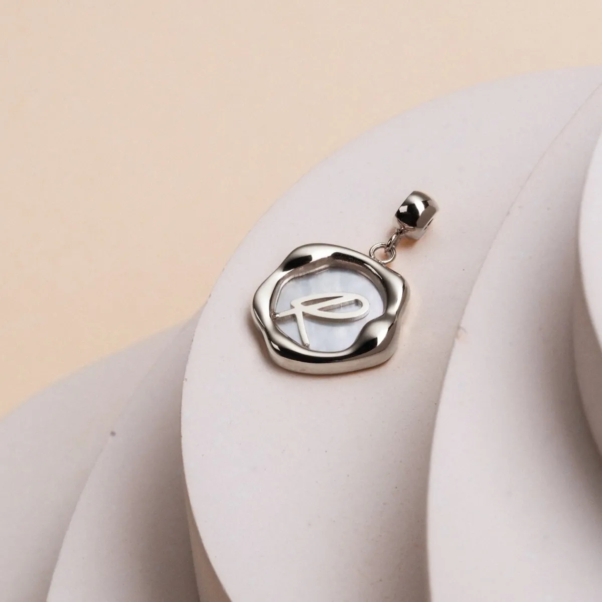 Holzkern Charms|Schmuck^Buchstaben-Charm A-Z