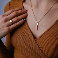 Holzkern Halsketten|Schmuck^Campania Halskette