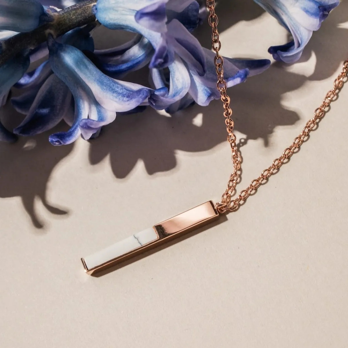 Holzkern Halsketten|Schmuck^Campania Halskette