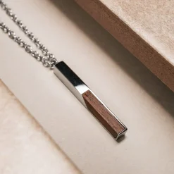 Holzkern Halsketten|Schmuck^Campania Halskette