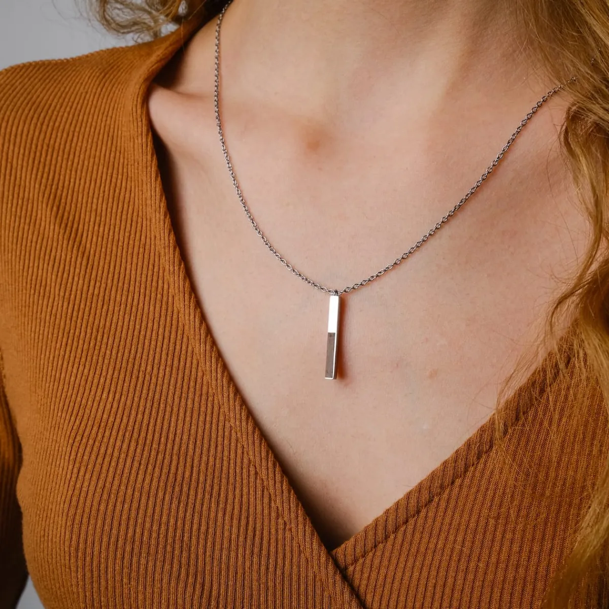 Holzkern Halsketten|Schmuck^Campania Halskette