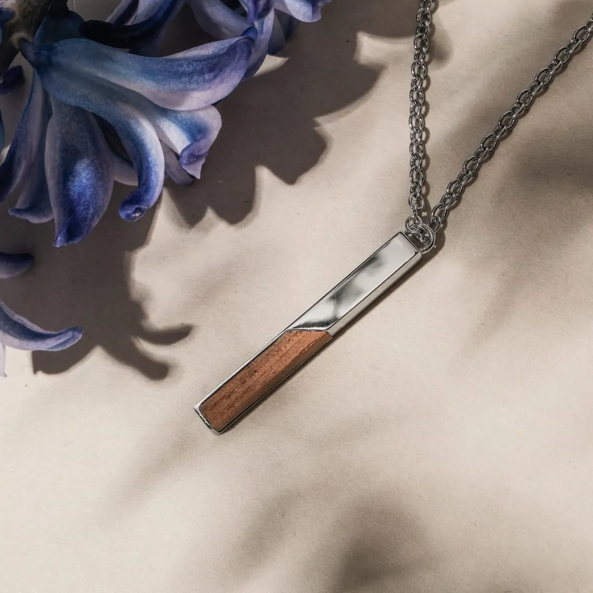 Holzkern Halsketten|Schmuck^Campania Halskette
