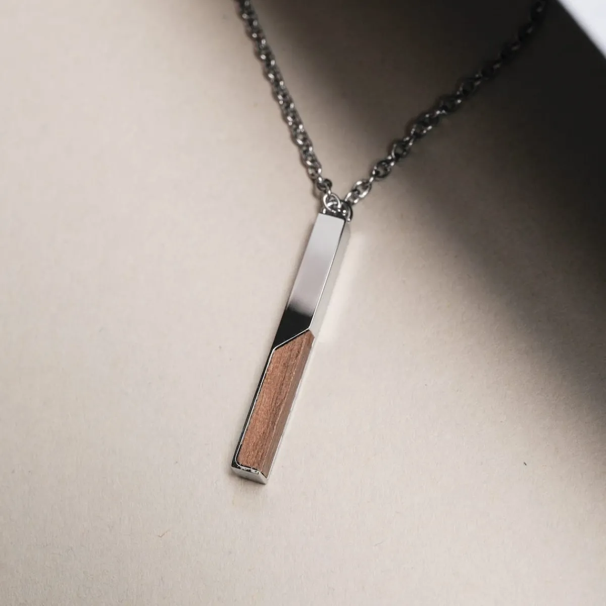 Holzkern Halsketten|Schmuck^Campania Halskette