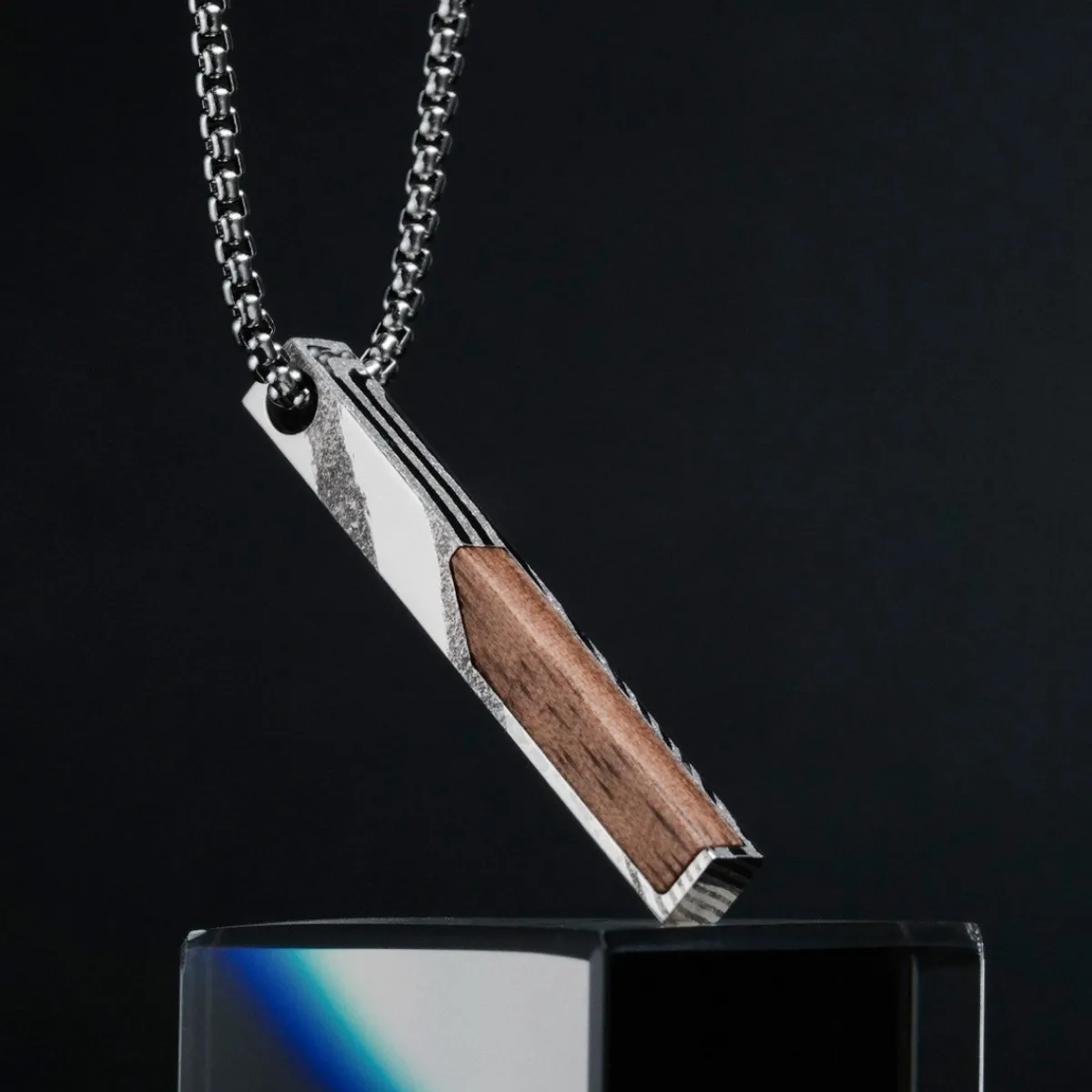Holzkern Halsketten|Schmuck^Campania Halskette