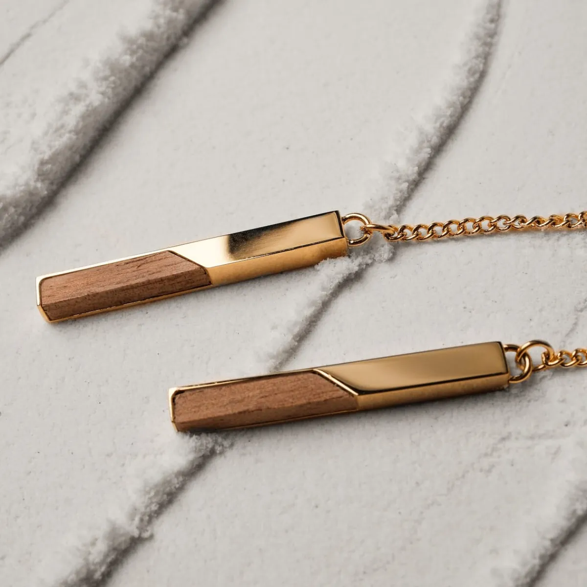 Holzkern Ohrringe|Schmuck^Campania Ohrringe