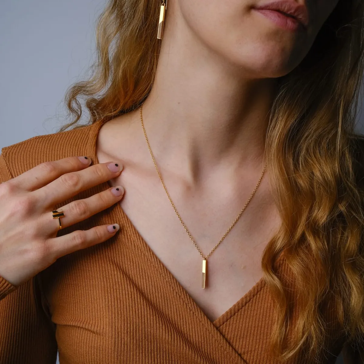 Holzkern Ohrringe|Schmuck^Campania Ohrringe