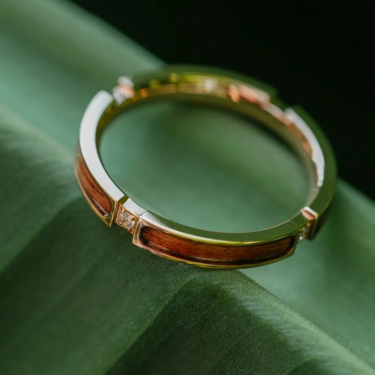Holzkern Ringe|Schmuck^Campania Ring