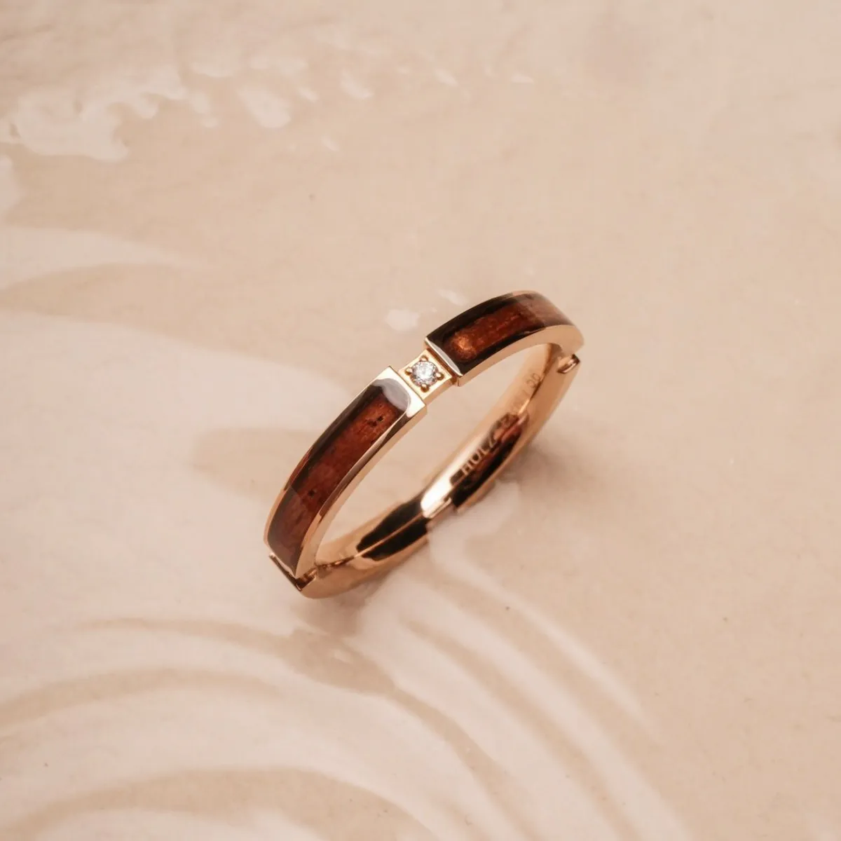 Holzkern Ringe|Schmuck^Campania Ring
