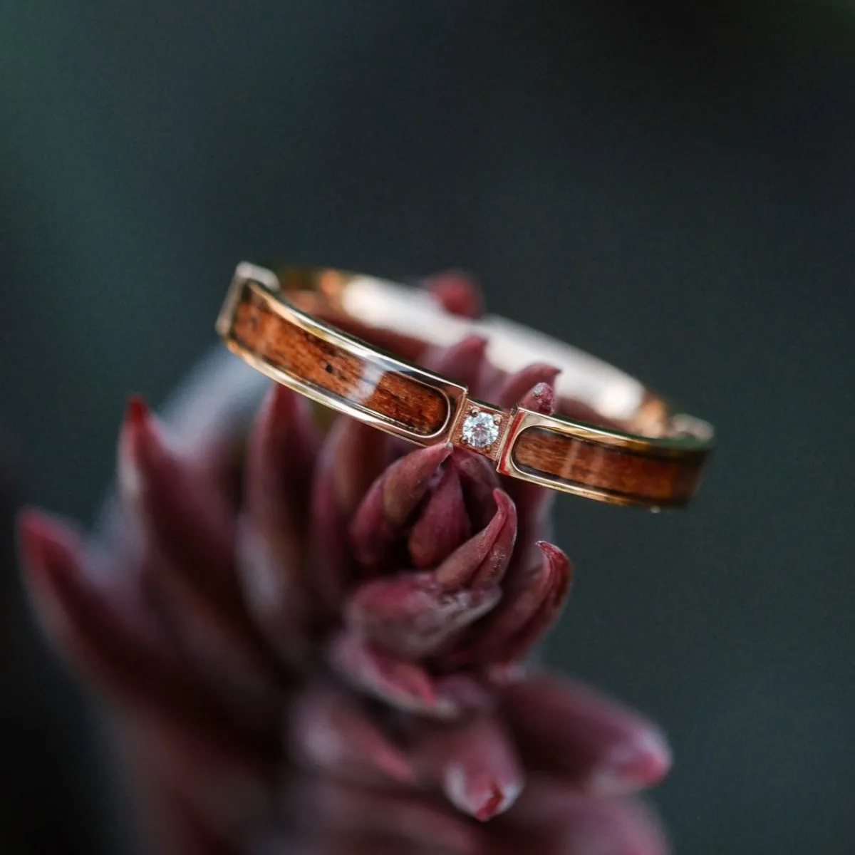 Holzkern Ringe|Schmuck^Campania Ring