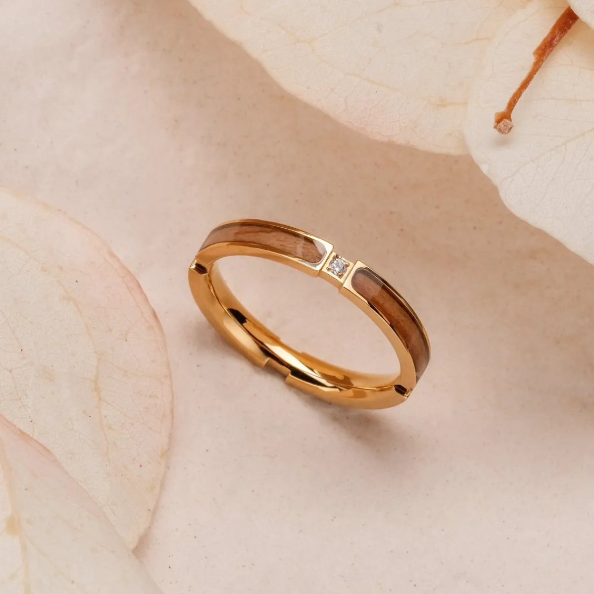 Holzkern Ringe|Schmuck^Campania Ring