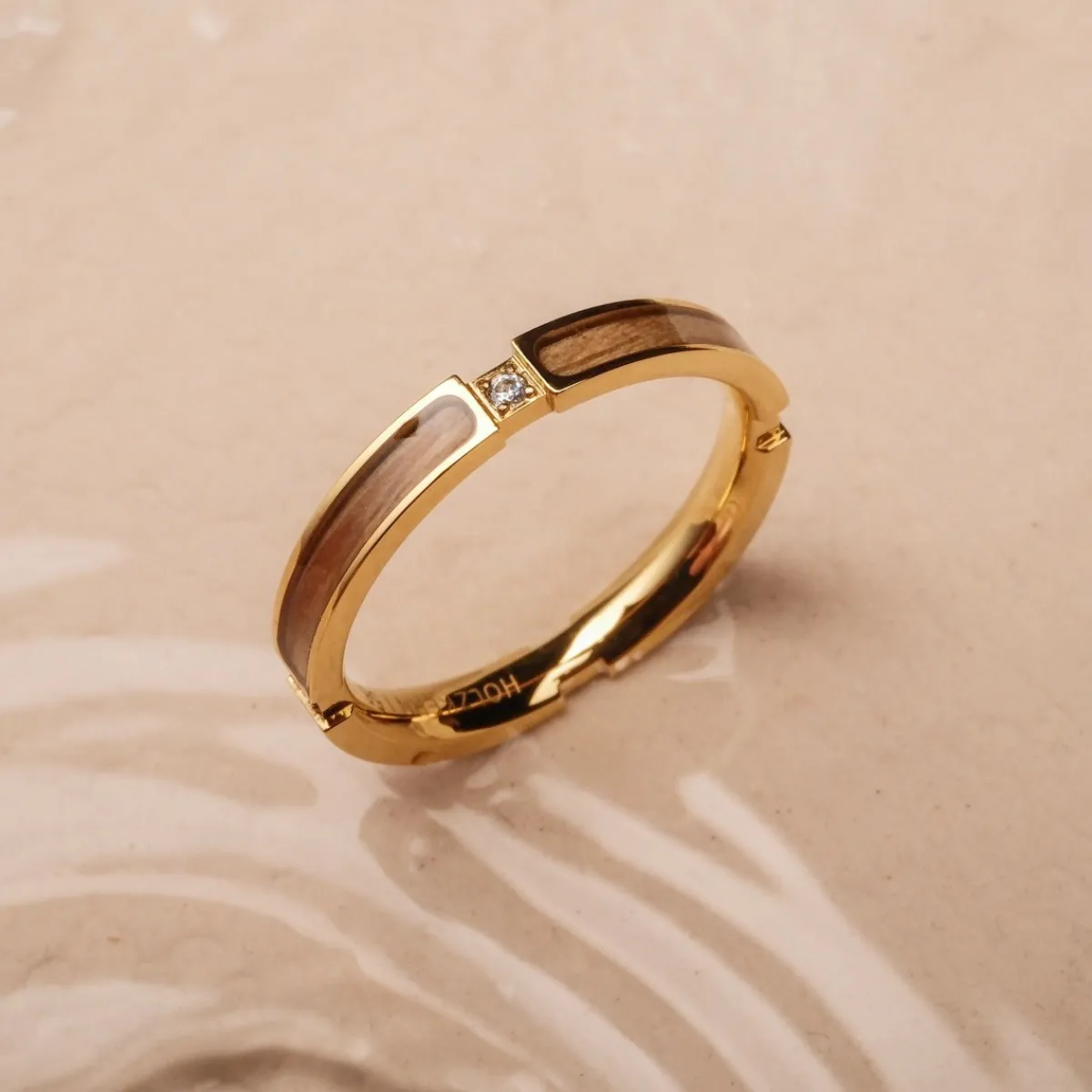 Holzkern Ringe|Schmuck^Campania Ring
