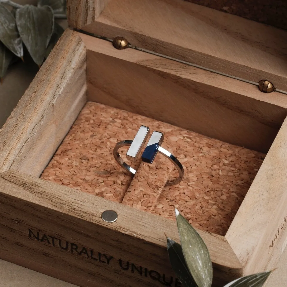 Holzkern Ringe|Schmuck^Campania Ring