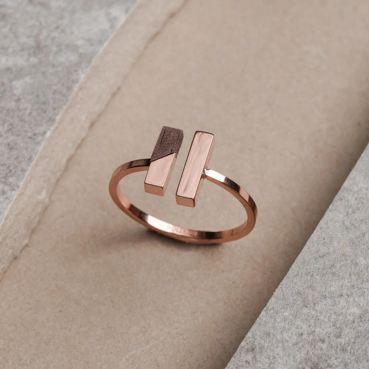 Holzkern Ringe|Schmuck^Campania Ring