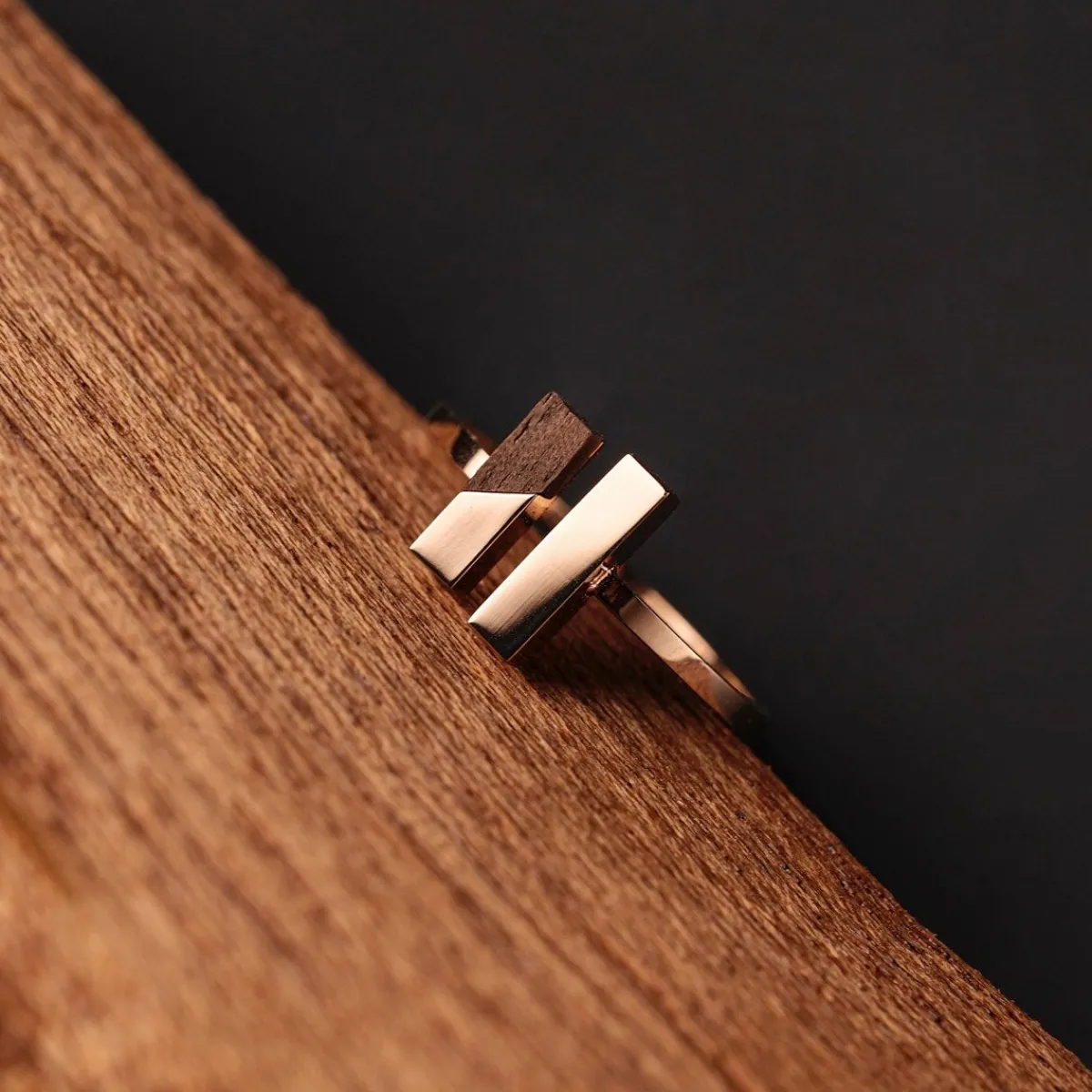 Holzkern Ringe|Schmuck^Campania Ring