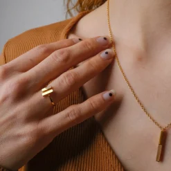 Holzkern Ringe|Schmuck^Campania Ring