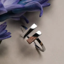 Holzkern Ringe|Schmuck^Campania Ring