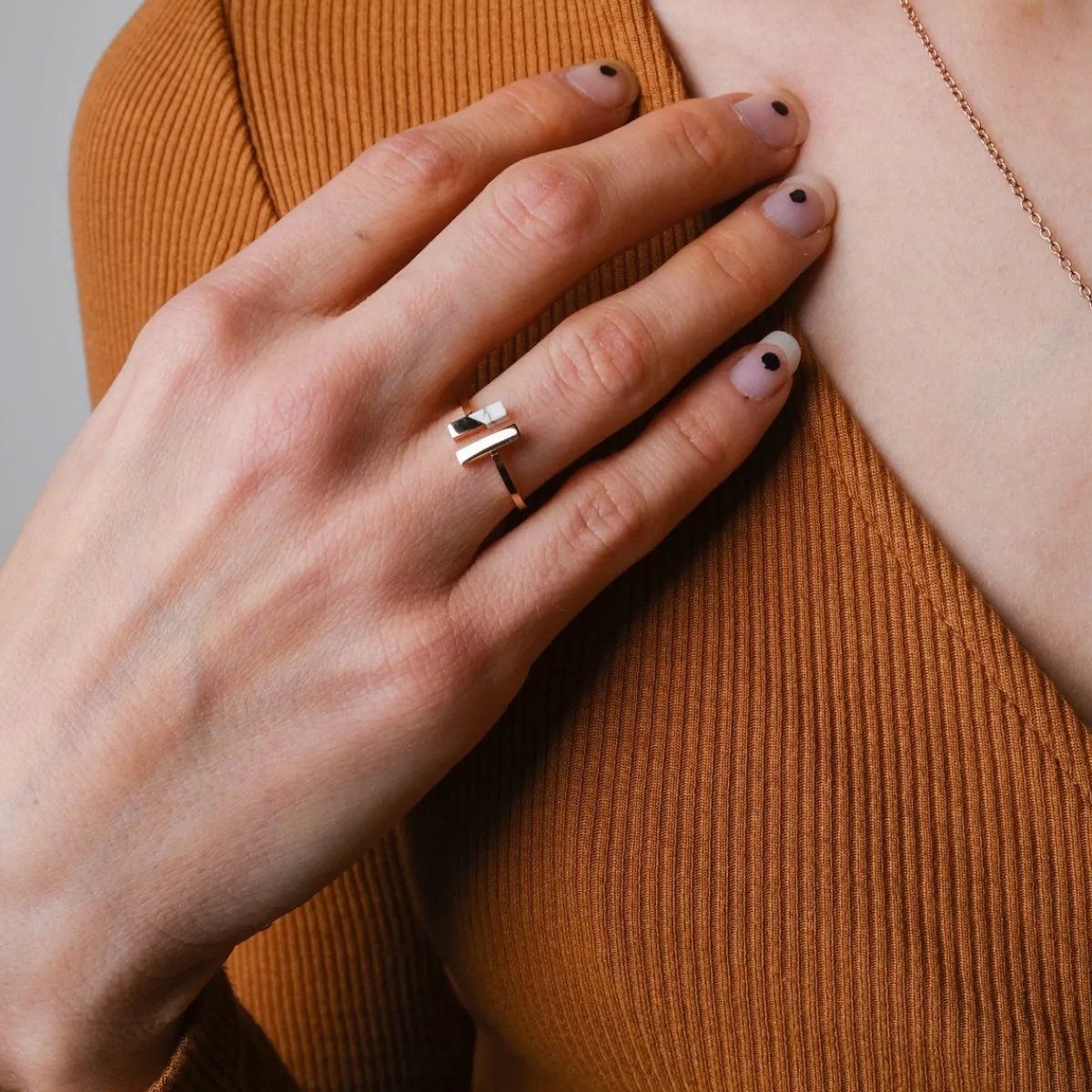 Holzkern Ringe|Schmuck^Campania Ring
