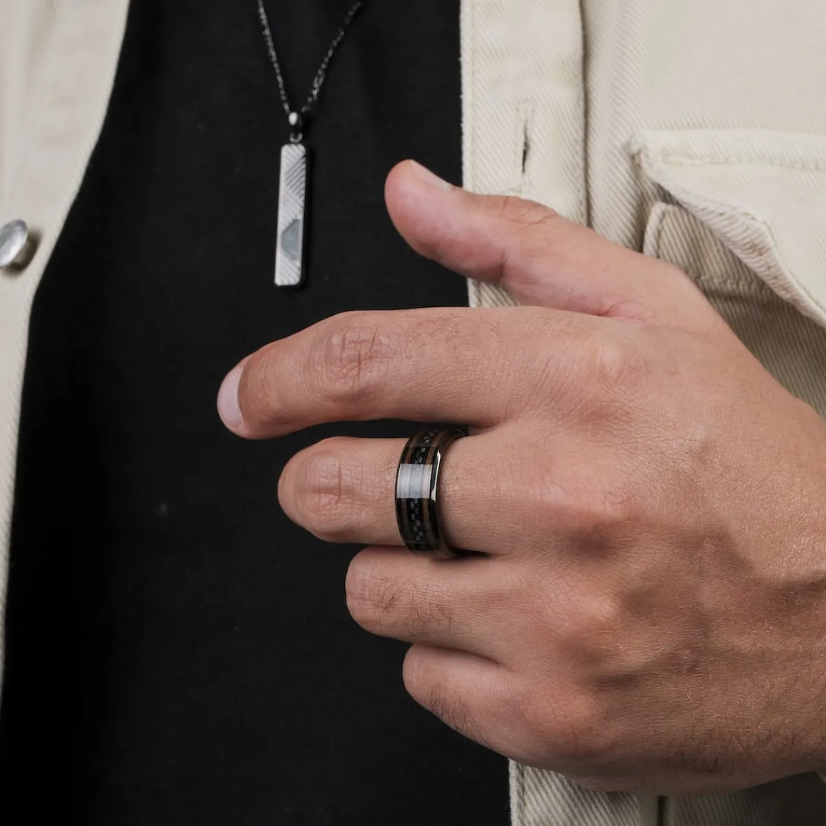 Holzkern Ringe|Schmuck^Cartesian Ring