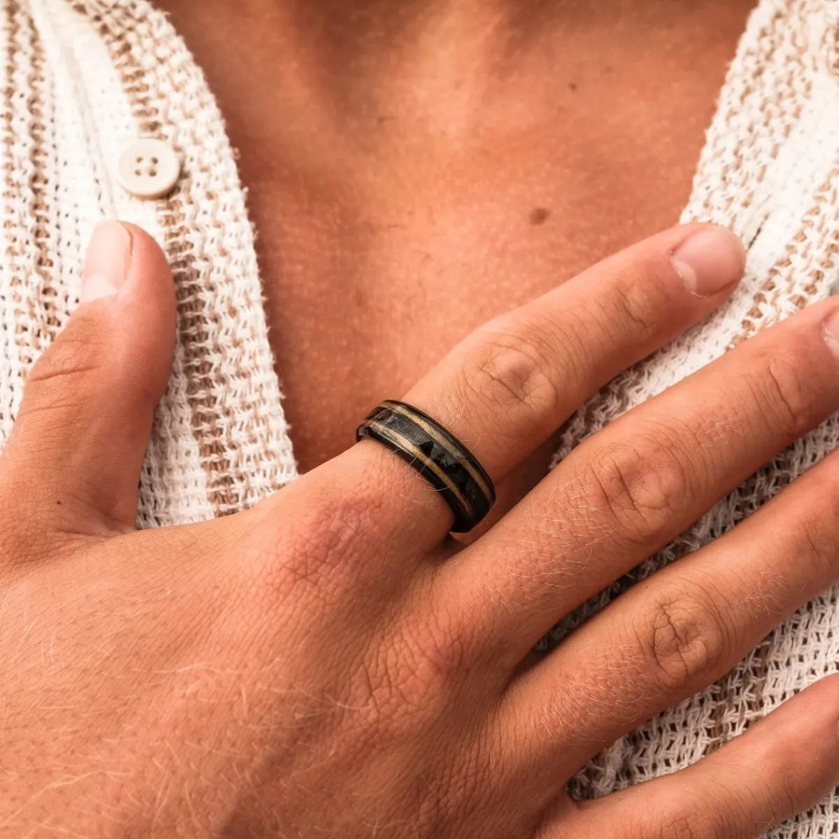 Holzkern Ringe|Schmuck^Cartesian Ring