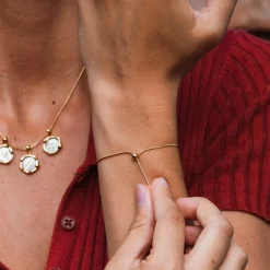 Holzkern Charms|Armbänder^Charms-Armband