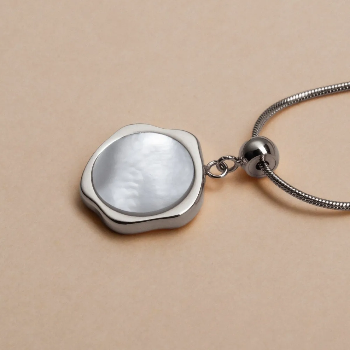 Holzkern Charms|Halsketten^Charms-Halskette