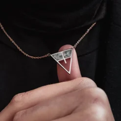 Holzkern Halsketten|Schmuck^Chiaroscuro Halskette