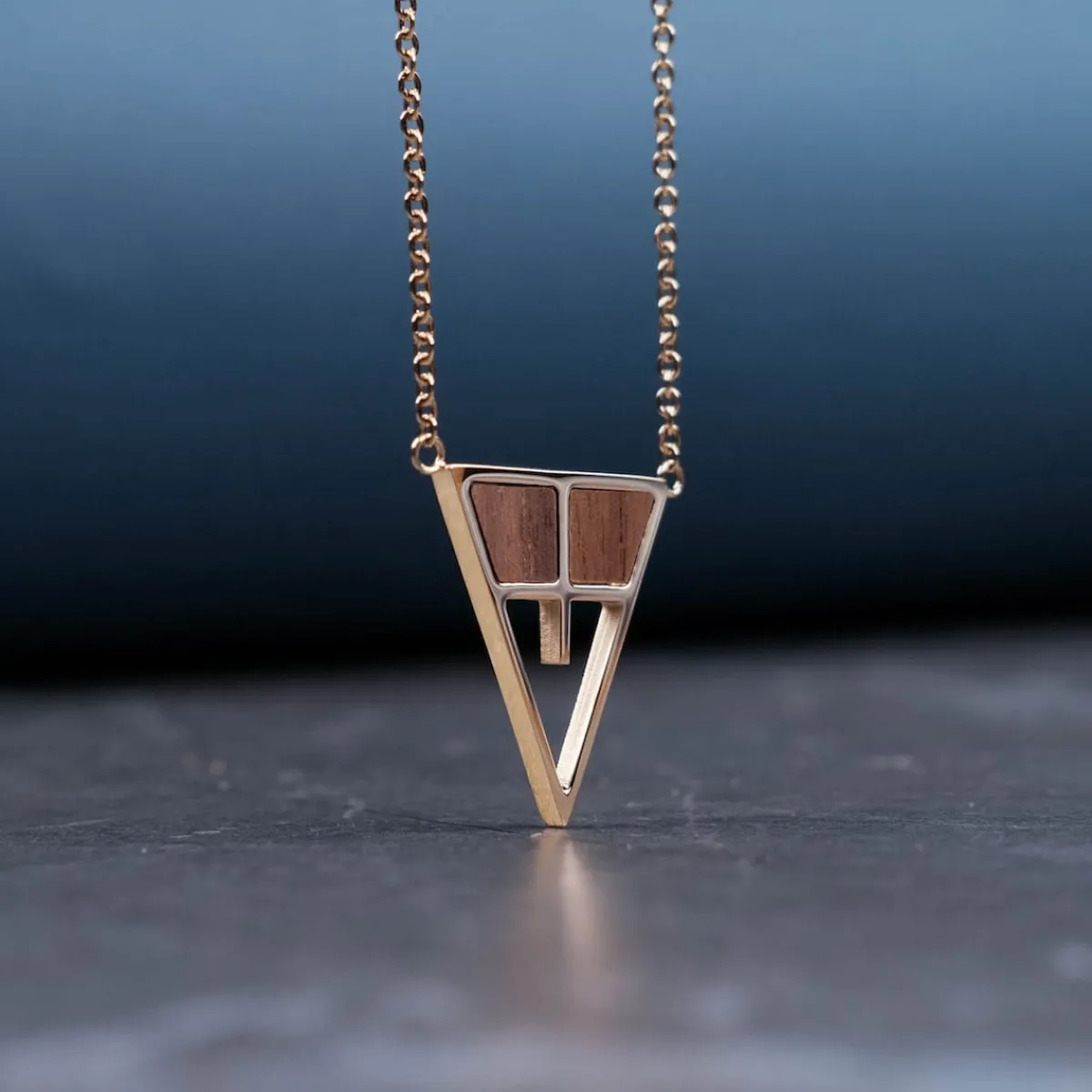 Holzkern Halsketten|Schmuck^Chiaroscuro Halskette