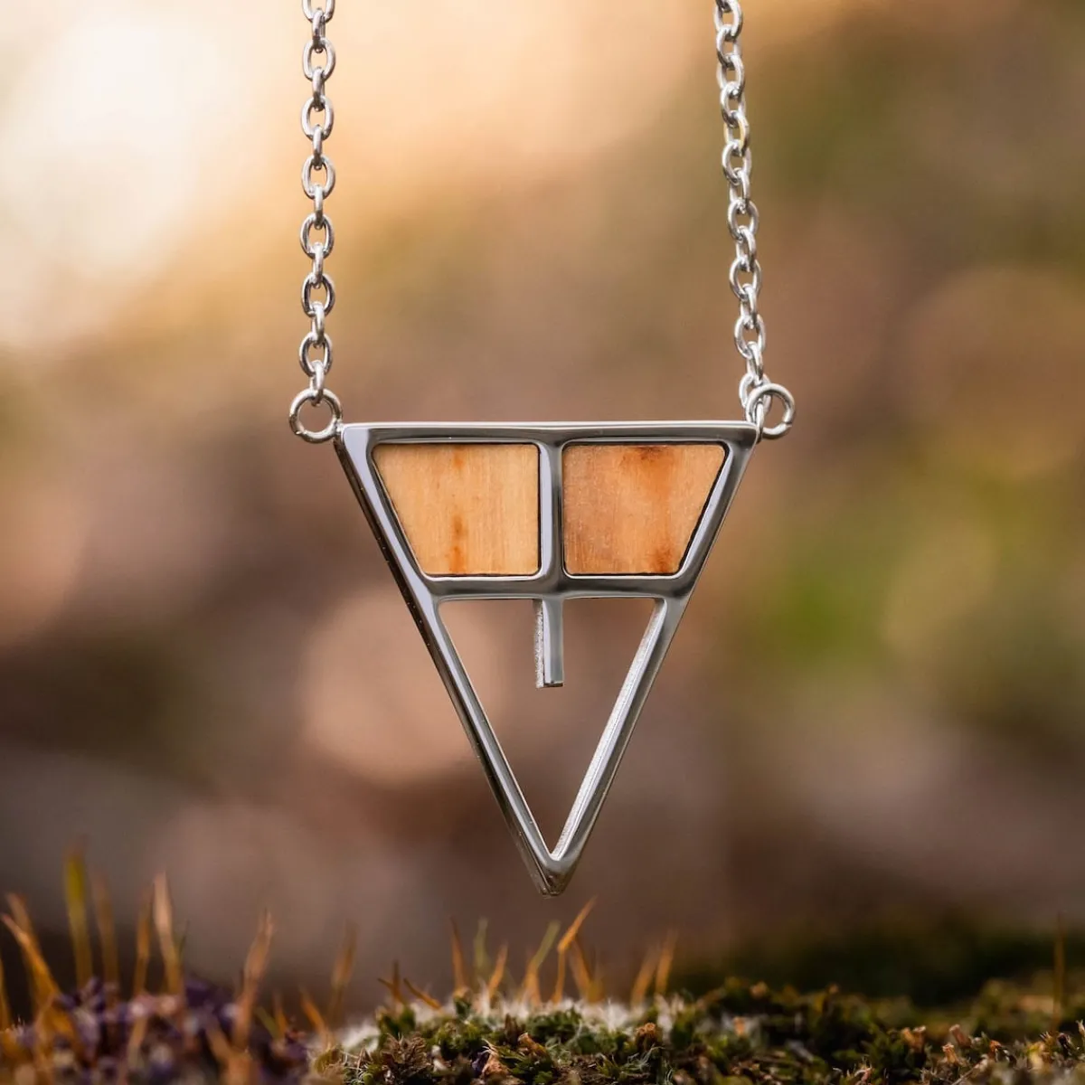 Holzkern Halsketten|Schmuck^Chiaroscuro Halskette